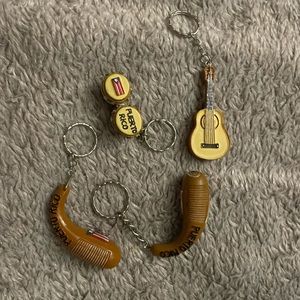 Traditional instrument in Puerto Rico keychains